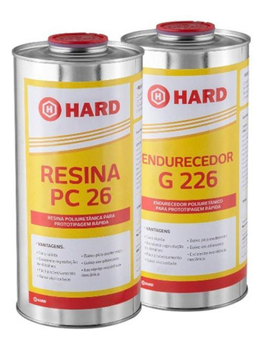 Kit Resina Pc 26 E Endurecedor G 226 Hard Poliuretano