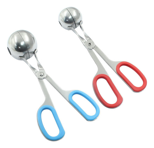 Juego De 2 Mini Bailarines Carne Acero Inoxidable Albóndigas