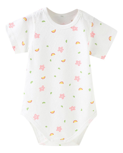 Camiseta De Manga Curta Com Estampa Confortável Para Bebês R