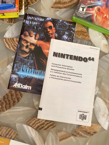 Manual Shadowman 64 Originales N64 Shadow Man Nintendo