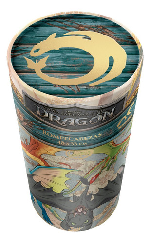 Cómo Entrenar A Tu Dragón Rompecabezas 100 Piezas Novelty