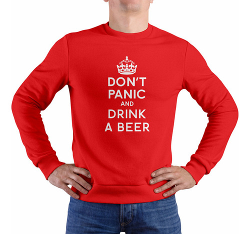 Polera Don't Panic And Drink A Beer (d0903 Boleto.store)