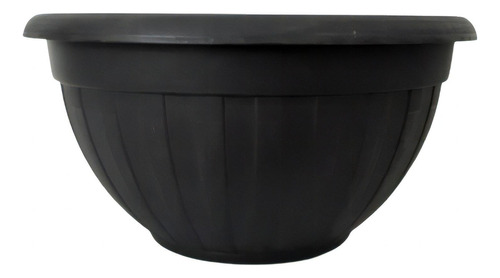Maceta Plastico Matri Modelo Conca N 40 Color Negro