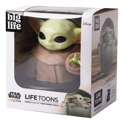 Vaso Star Wars Premium Grogu Baby Yoda - Ppr - Big Life