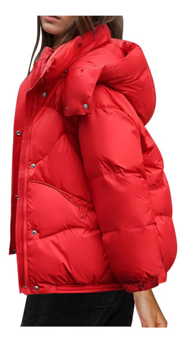 Chaqueta De Algodón, Gorro Grueso Y Desmontable, Chaqueta De Algodón Versátil W