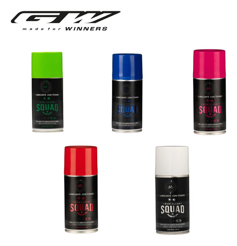 Lubricante De Cadena Bicicleta Gw Squad En Colores