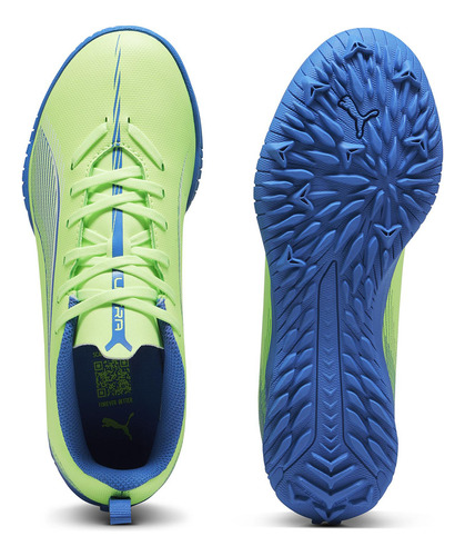 Zapatillas Puma Infantil Ultra 5 Play Tt Jr 107910 03 Verde