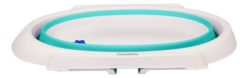 Bañera Para Bebe Carestino Plegable Aguamarina Con Soporte