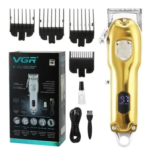 Maquina Afeitar Hair Clipper Vgr- 652 Con Pantalla Digital