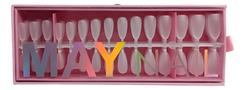 Tips Para Uñas 450 Piezas, Tipo Almendra, 15 Tamaños Color Blanco Lisa