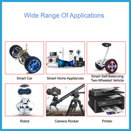Motor Con Codificador Dc 12v 130 Rpm Para Robot Inteligente
