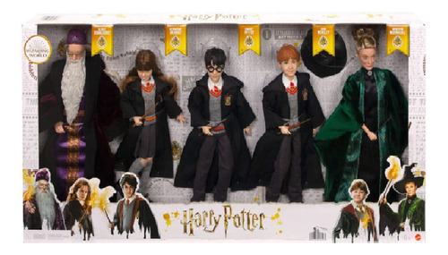Wizarding World Harry Potter - Juego De Figuras De 5 Piezas.