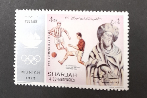 Sello Postal - Sharjah - Juegos Olimpicos 72 - 1971