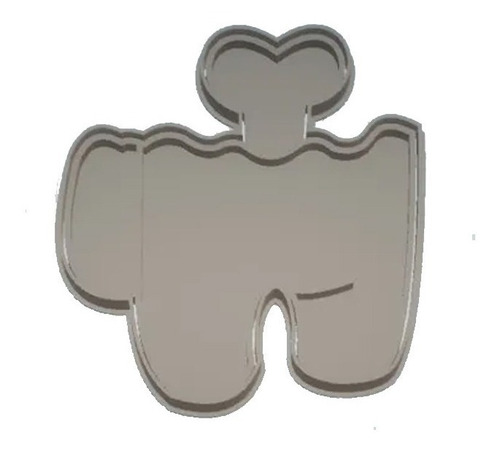 Imagen 3 de 5 de Set Combo Cortantes Galletitas Among Us X4 Unidades
