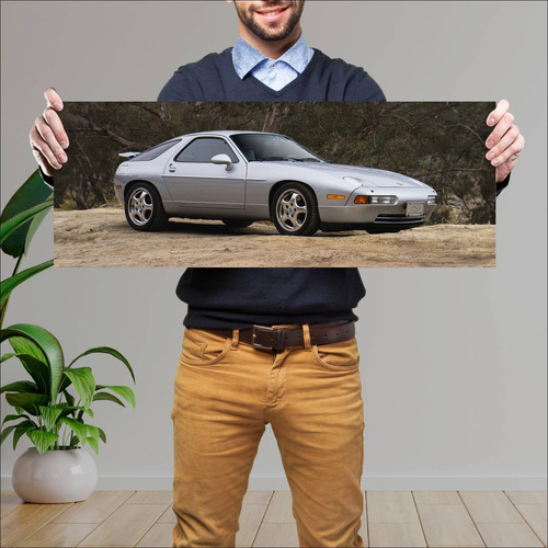 Cuadro 30x80cm Auto 1992 Porsche 928 Gts Us