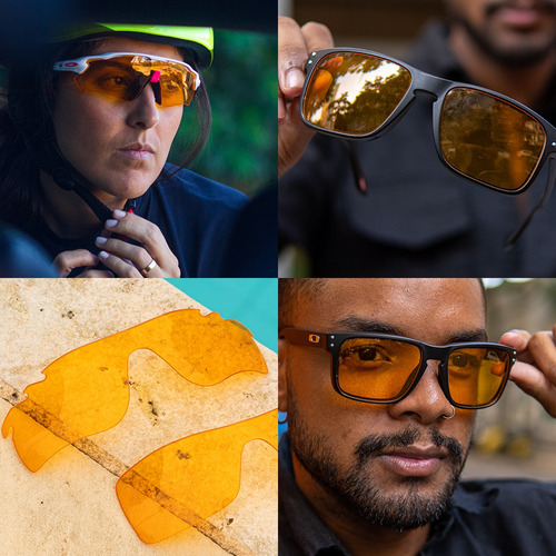 Lentes Para Justin Rb4165l - 54mm - Hidrofóbica Cor Orange Noturna