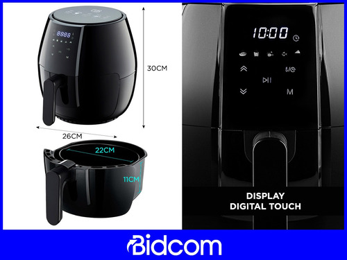 Freidora De Aire Gadnic F4.0 Pro 4l 1400w Digital Frei0003