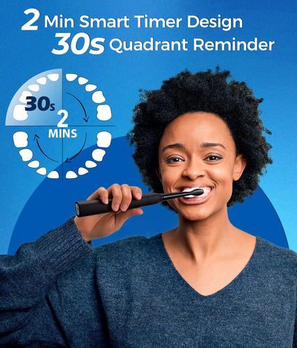 Teetheory Cepillo De Dientes Eléctrico Para Adultos Con 8, C