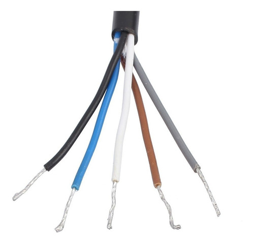 Uxcell M12 Recta 5 Pines Del Conector Del Zócalo De La Aviac