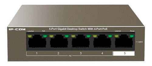 Switch Ip-com, 4 Portas Gigabit 10/100/1000 Mbps Poe + 1