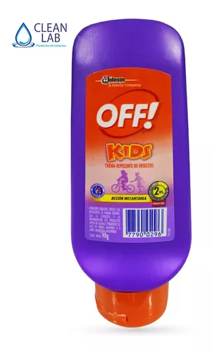 por ciento Milímetro microondas Repelente Off Kids Crema Repelente Insectos Niños 90 Gr X U