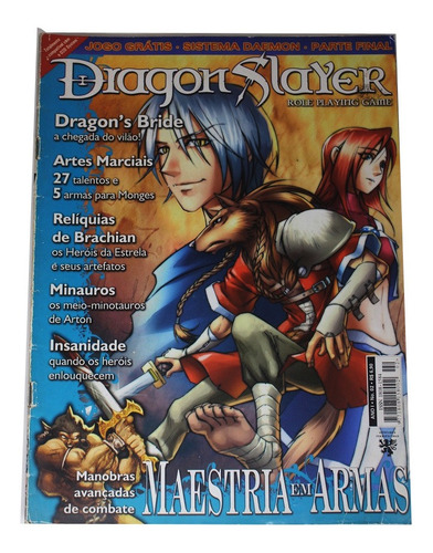 Revista De Rpg Dragon Slayer #2 Maestria Armas Arte Marcial