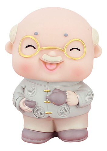 Figura Coleccionable Con Miniestatua De Abuelo Para Doll Ho