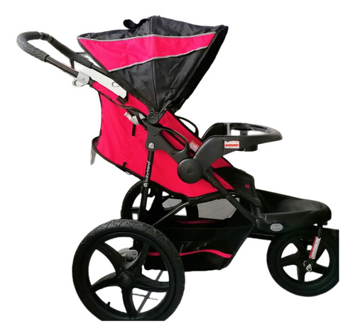 Coche Baby Trend Negro Y Rojo