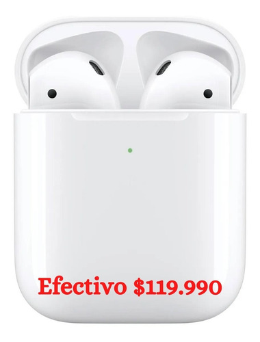 Imagen 1 de 3 de Apple Audifonos AirPods 2 ª Estuche De Carga - Phone Store