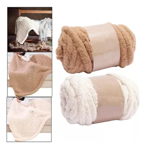 2 Acogedor Juego De Hilos Para Tejer Y Hacer Crochet. /&z
