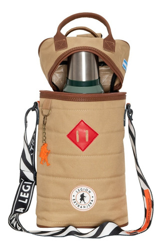 Imagen 4 de 10 de Mochila Matera Pampa Rambo Pop Beige