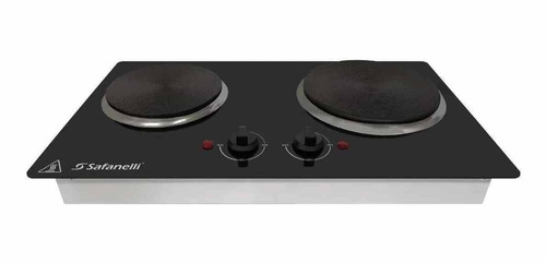 Imagem 3 de 5 de Fogão Cooktop Gourmet Elétrico De Embutir 2 Placas 127v