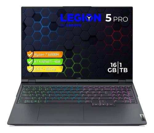  Portatil Gamer Lenovo Legion 5 Ryzen 7 1tb 16gb Rtx3050ti