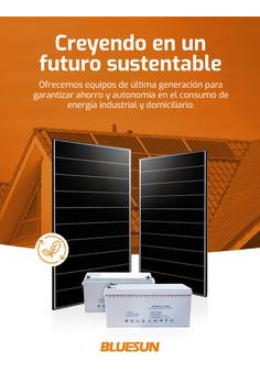 Imagen 2 de 12 de Panel Solar Monocristalino 500w Bsm500pm5-72sb Bluesun