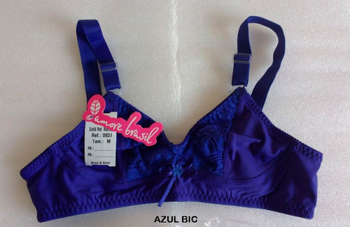Kit Com 3 Sutiãs Amore Brasil Tamanho M