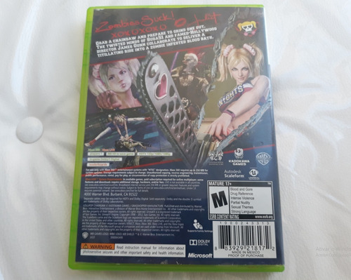 Jogo Lollipop Chainsaw Xbox 360 Original Completo Impecável (Usado)