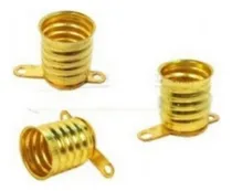 Comprar Set 25 Bases De Ampolletas O Porta Ampolletas Metalicas