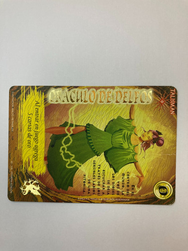 Juego Carta Mitos Y Leyendas Oráculo De Delfos - El Reto (Usado)