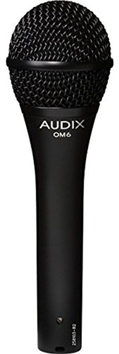 Micrófono Dinámico Audix Om6 Para Voz Color Negro