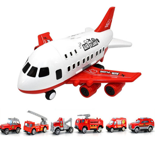 Set De Coche De Juguete Storage Airplane Transporter