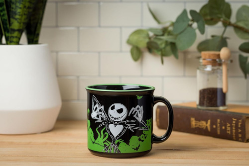 Taza De Cerámica Silver Buffalo Jack Skellington 20 Oz