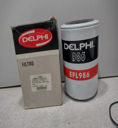 Filtro De Óleo L200 Galloper H100 Delphi Efl986