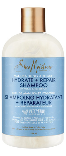 Shea Moisture Shampoo Hidratante Manuka Miel Y Yogurt 384ml