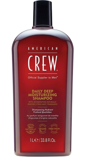 Shampoo Hidratante Moisturizing American Crew Men 1000ml