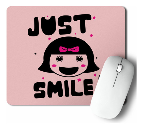 Mouse Pad Just Smile (d0524 Boleto.store)