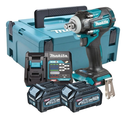 Chave Impacto 2 Bateria 40v Tw004 1/2 Makita Carg Rap Maleta 220v