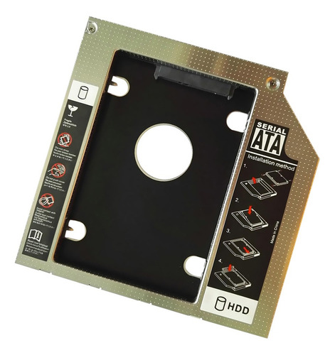 Bahía Óptica Para Disco Duro 9,5mm Sata Universal Hdd Ssd