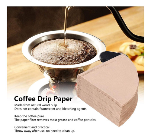 Papel De Goteo De Café, Papel De Filtro Sin Reventón Sin La
