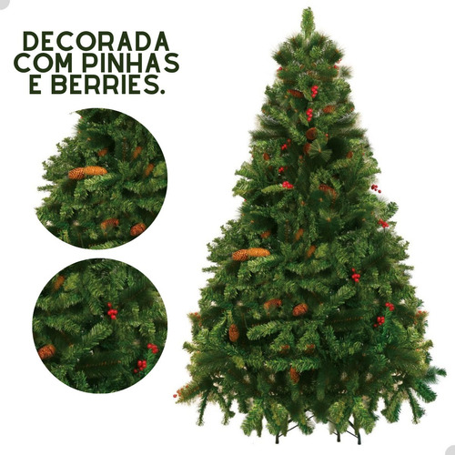 Árvore De Natal Decorada Alpina 120 Cm Magizi 195 Galhos | Parcelamento sem  juros