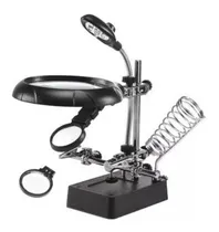 Comprar Lupa De Mesa Trabajos Manuales  Soporte Luz Led Punto Pastor